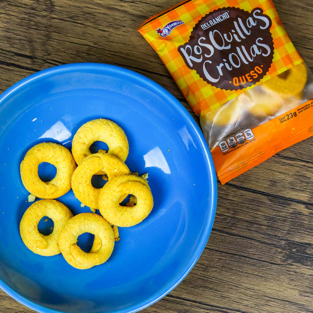 Rosquillas Criollas. (6 unidades). Tamaño pequeño. 23g. Yummies