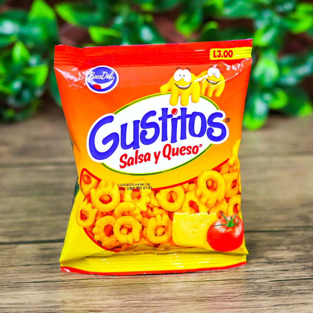 Churros Gustitos. (6 unidades). Churros pequeños. 12g. Bocadeli