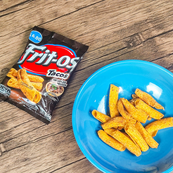 Frit-os Tacos. (6 unidades). Churros pequeños. 35g. Frito-Lay