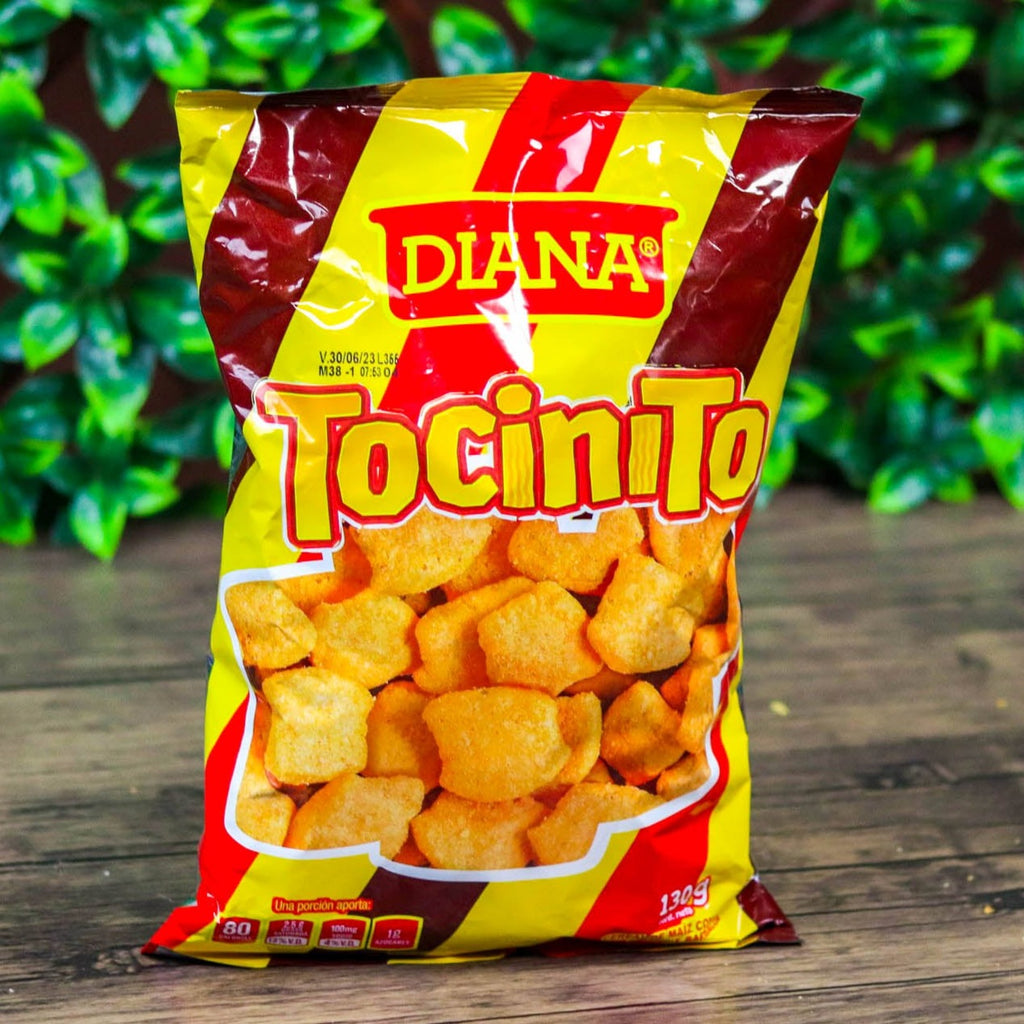 Tocinito de Diana (chicharrones) Grande. 130g. Boquitas Diana