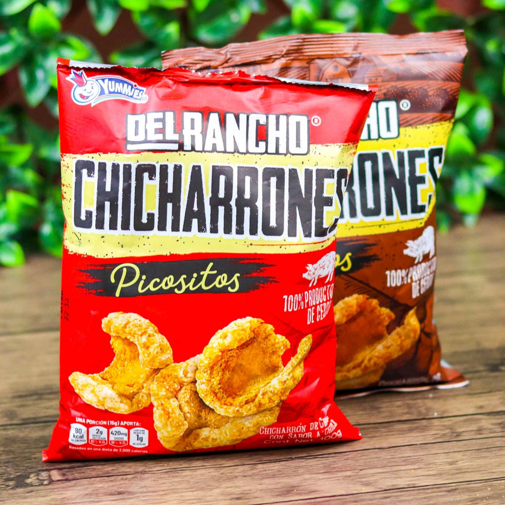 Churro chicharrones del rancho. Autenticos. Tamaño grande. 100g