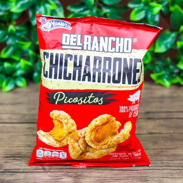 Churro chicharrones del rancho. Autenticos. Tamaño grande. 100g