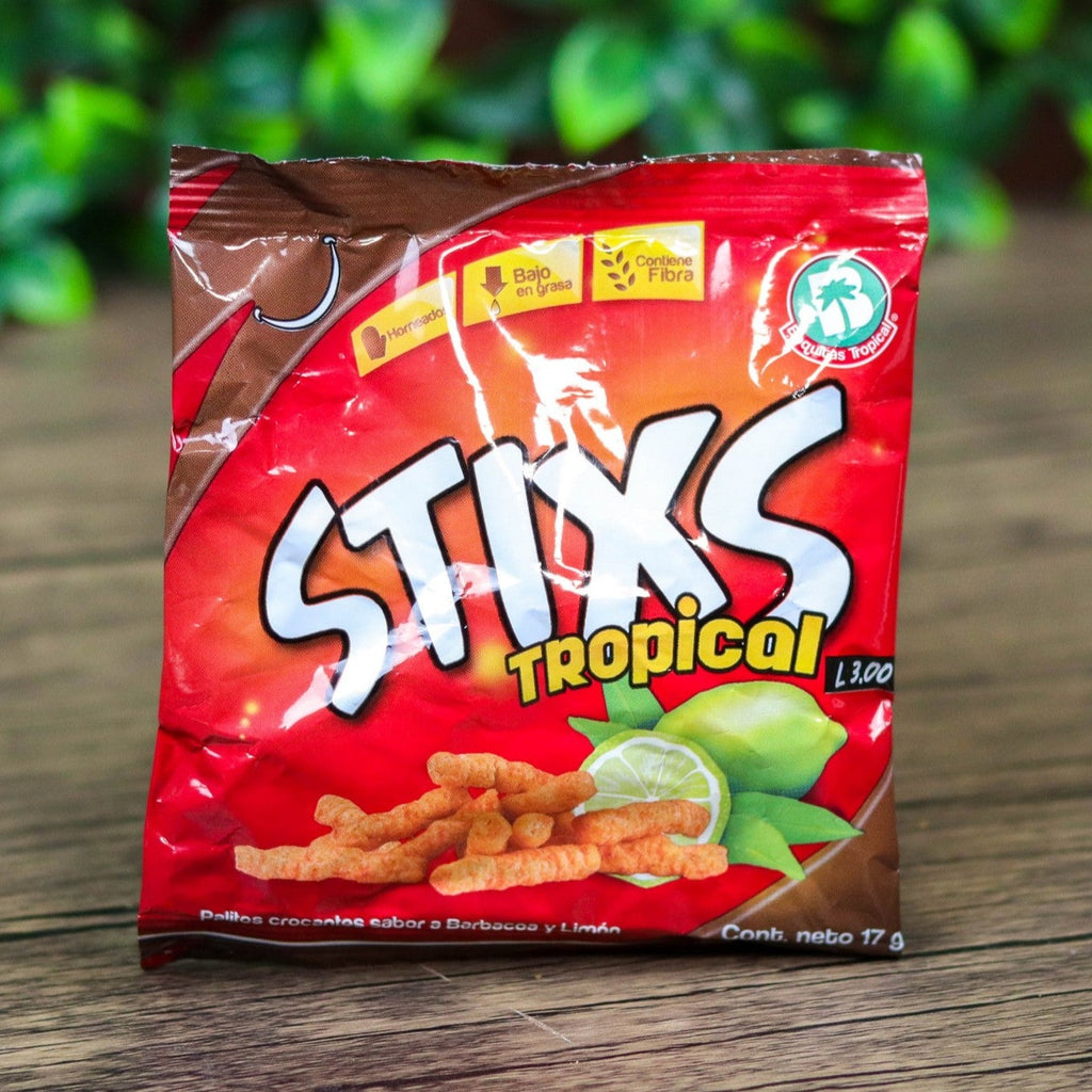 Stix pequeños. (6 unidades). 17g. Boquitas Tropical