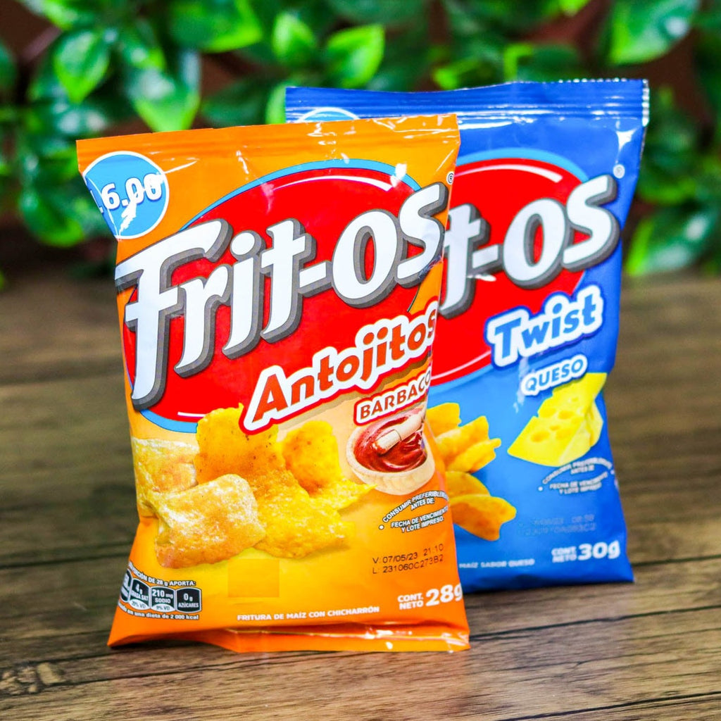 Frit-os. Antojitos. (6 unidades). Churros pequeños. 28g. Frito-Lay