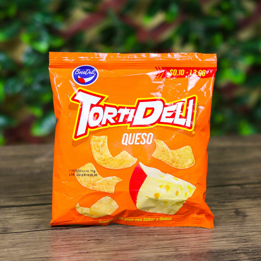 TortiDeli Queso. (6 unidades). 14g. Bocadeli