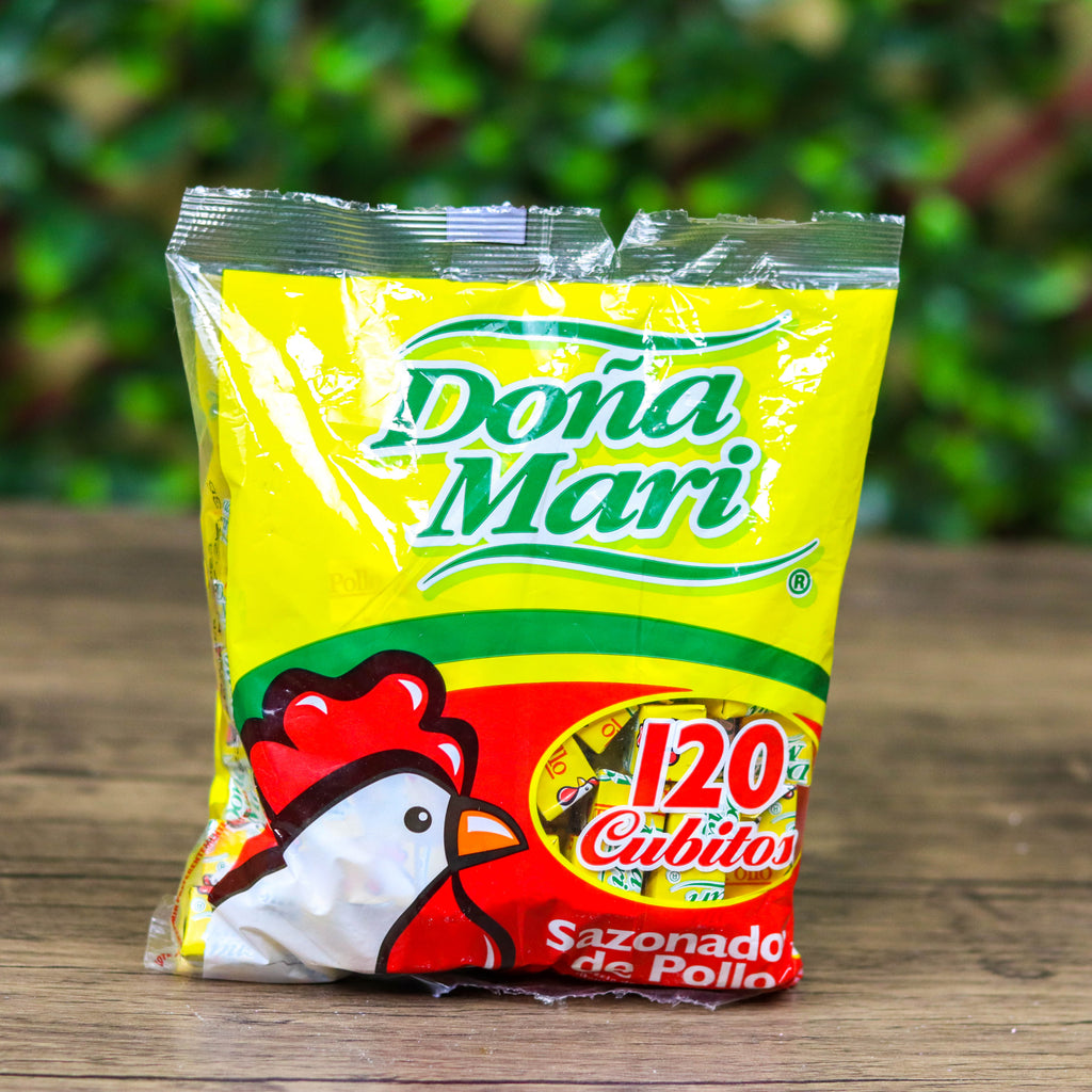 Cubitos Doña Mari. 120 cubitos. Sazonador de pollo. 480 g