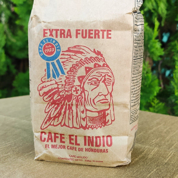 Cafe El Indio. Paquete de media libra. 226g