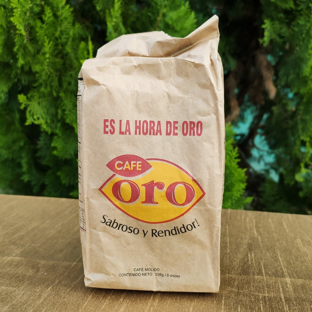 Cafe Oro. Paquete de media libra. 228g