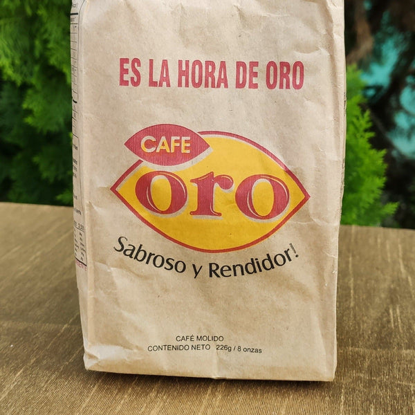 Cafe Oro. Paquete de media libra. 228g