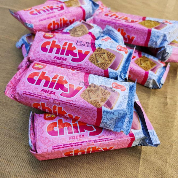 Galletas Chiky. Fresa o Chocolate. 40g