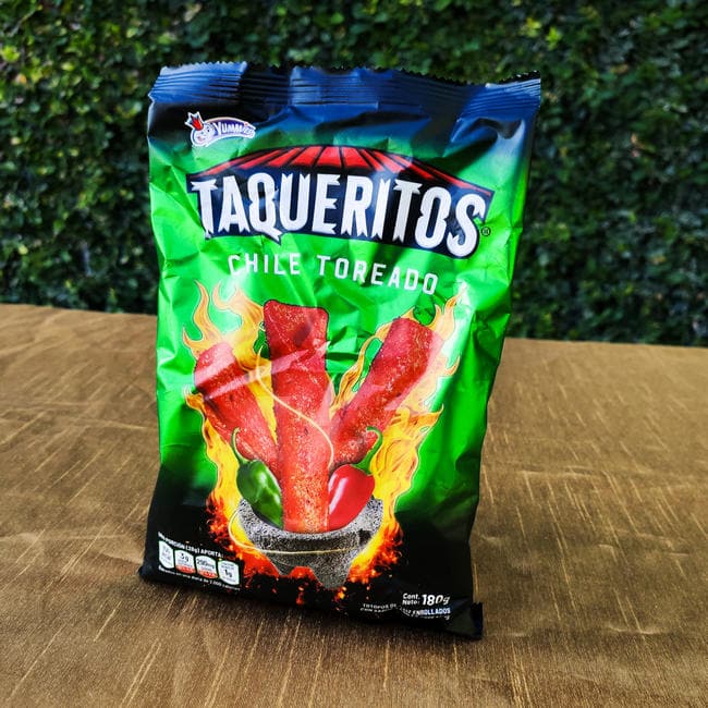 Taqueritos. Varios sabores. Churros Grandes. 180g. Yummies