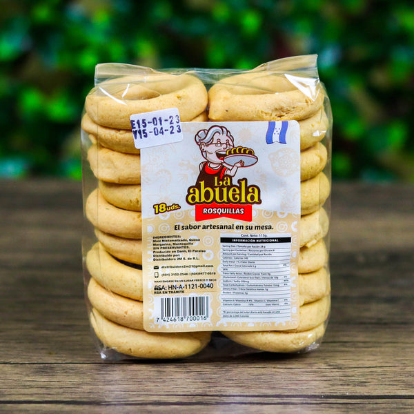 Rosquillas. 18 unidades. 113g. La abuela