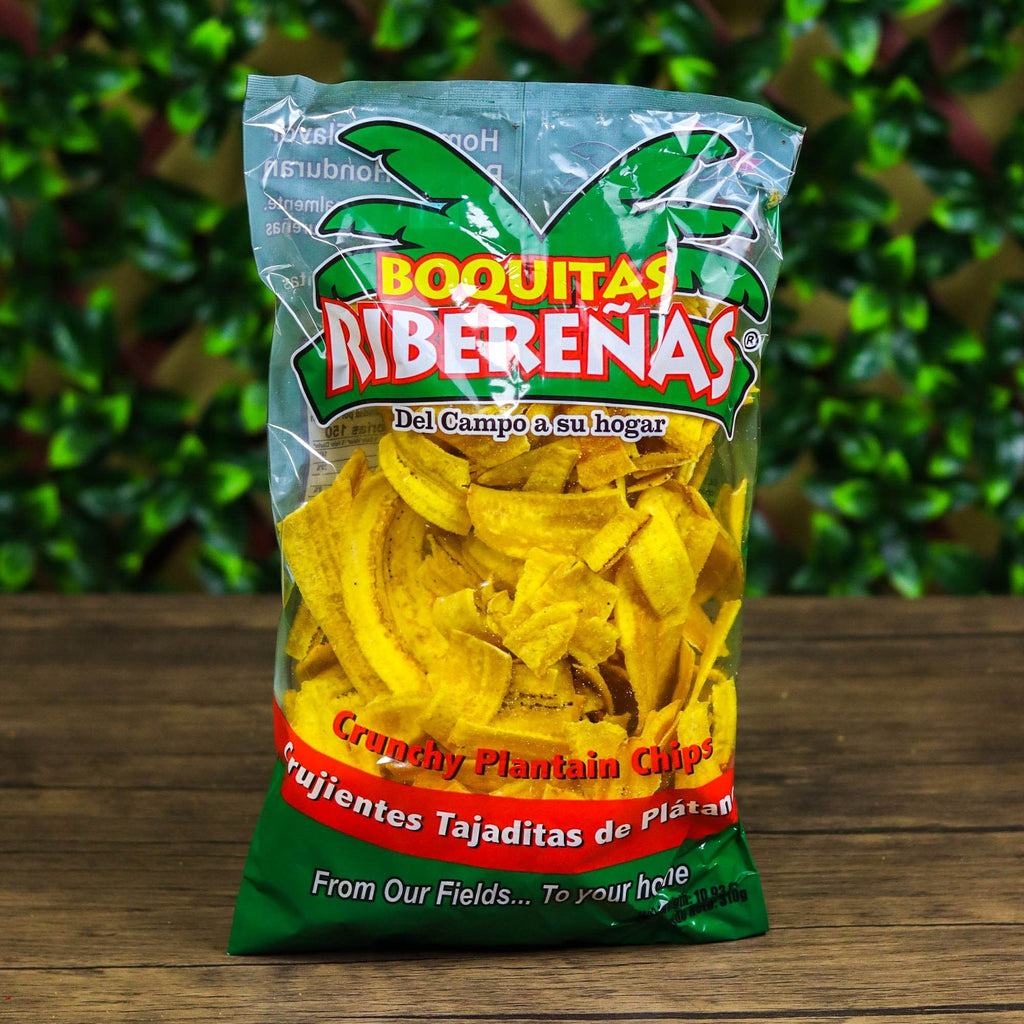 Boquitas Ribereñas. Tajaditas de platano. Tamaño Grande. 310g. Ribereñas