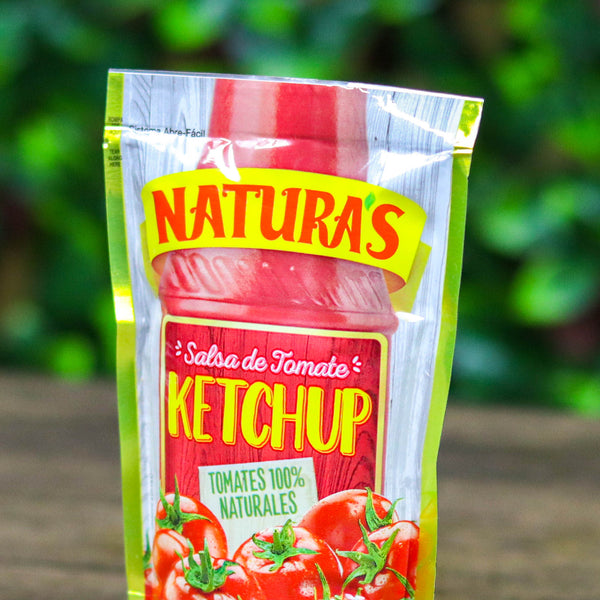 Salsa de tomate Naturas (Ketchup). tamaño pequeño. 106g