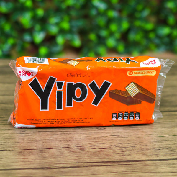 Galletas Yipy. Recubiertas de chocolate. Paquete de 12 unidades. 300 g. Pozuelo