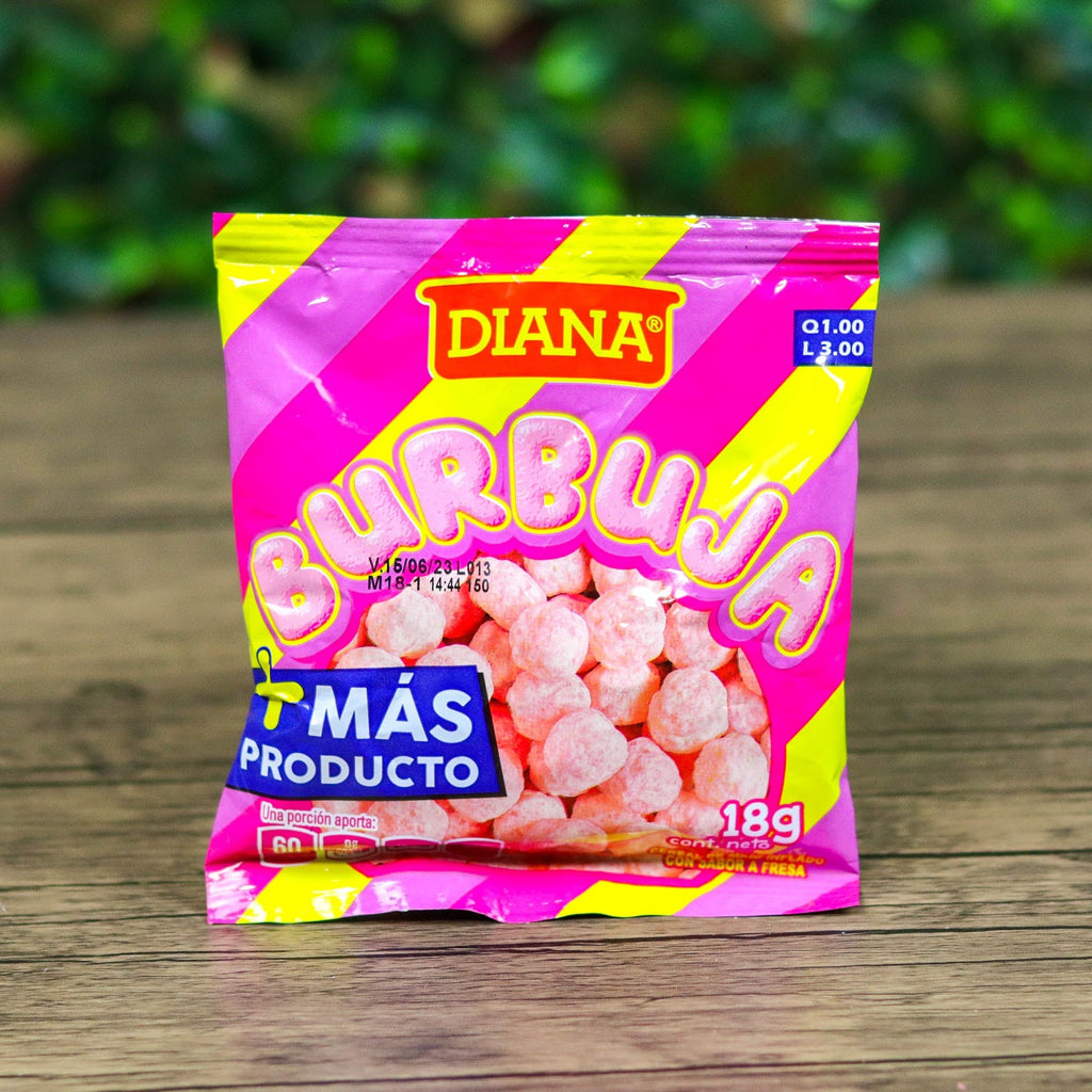 Burbuja de Diana. (6 unidades). Churros pequeños. 18g. Diana